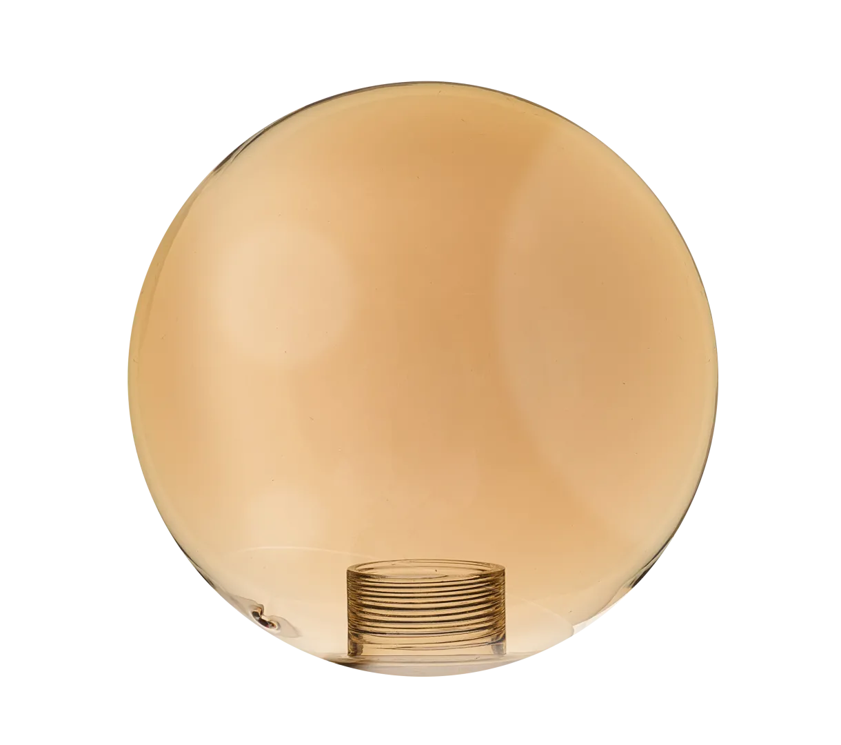 BUBBLES GLASS SHADE D12 AMBER