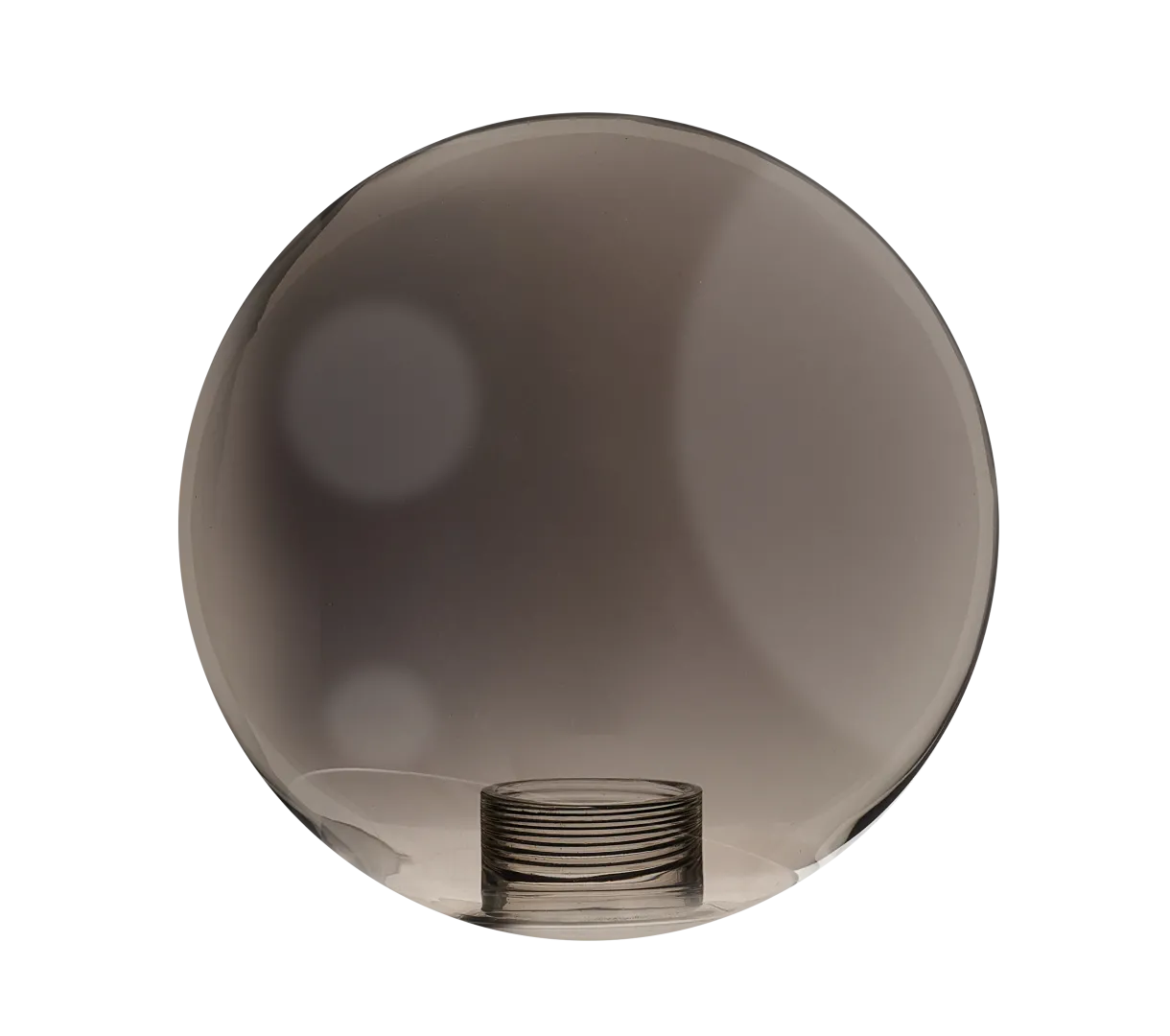 BUBBLES GLASS SHADE D12 SMOKY