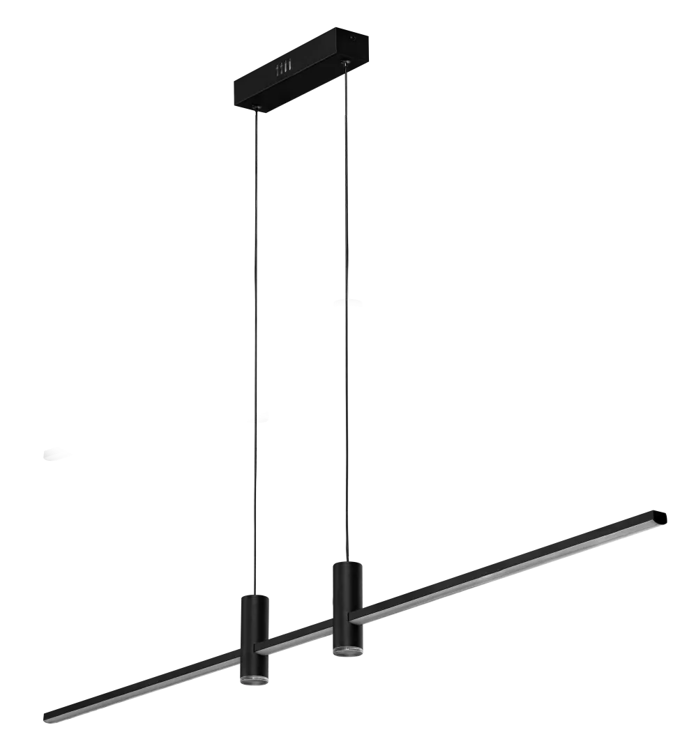 GERARDO PENDANT CCT DIMM BK + REMOTE CONTROL