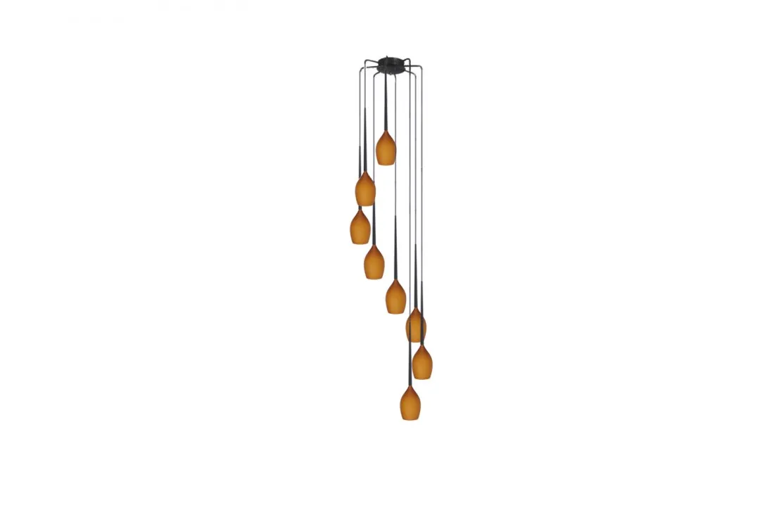IZZA 8 LAMPA WISZACA AMBER
