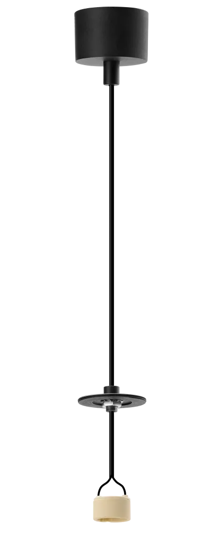LUCAS BASE 1R PENDANT GU10 BK