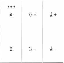 SWITCH PANEL REMOTE CONTROL 2-GROUP BLUETOOTH WH