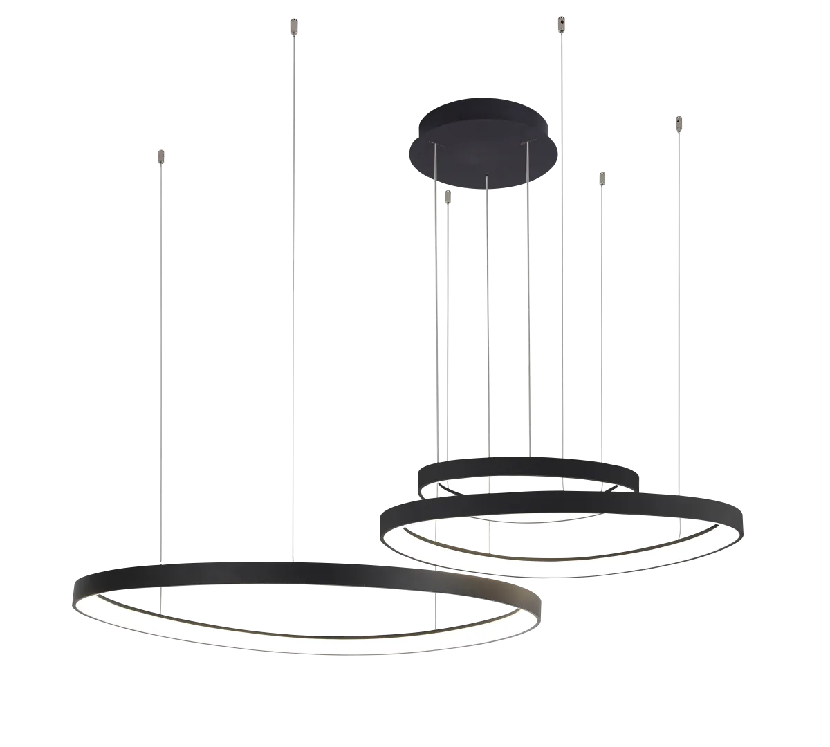 AMANDA PENDANT 45+65+85 3000K BK