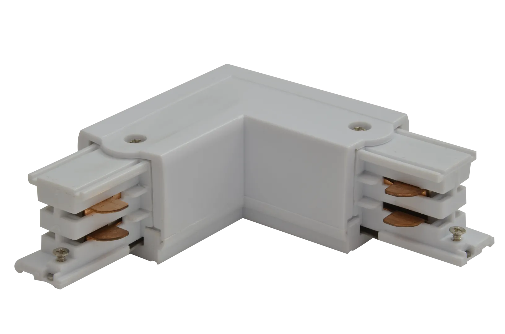 TRACK 3LINE L CONNECTOR RIGHT WH