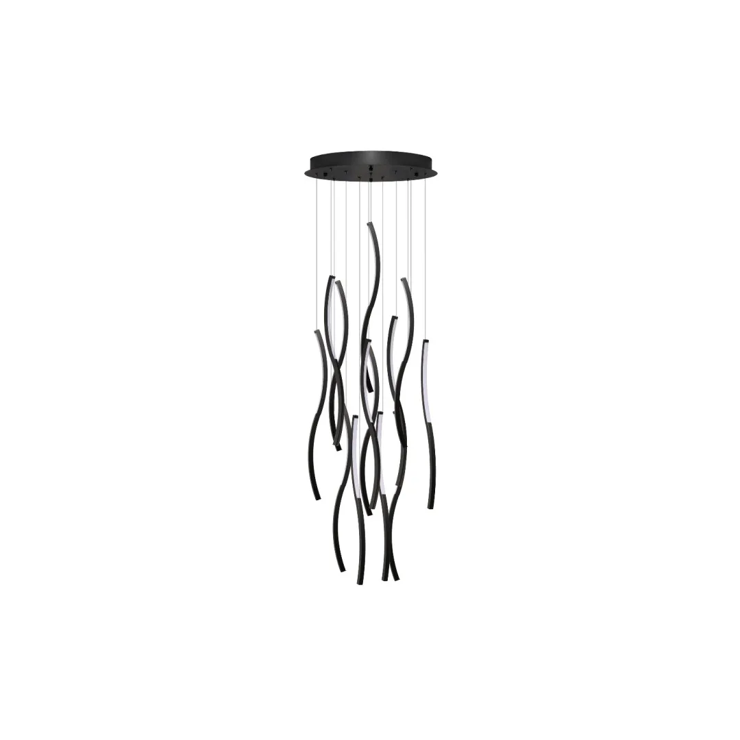 FLOW 13 PENDANT 3-STEP DIMM BK