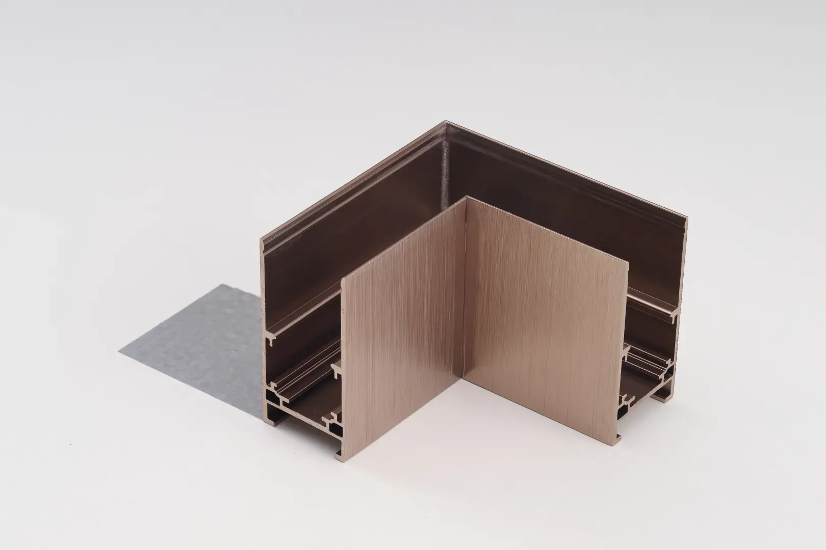 ALFA TRACK MAGNETIC52 CORNER90 A ANODISED CHOCOLATE